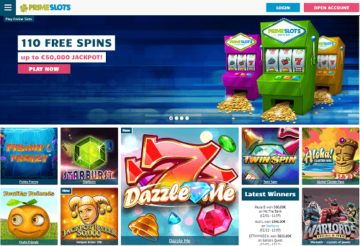 Prime Slots Casino Homepage