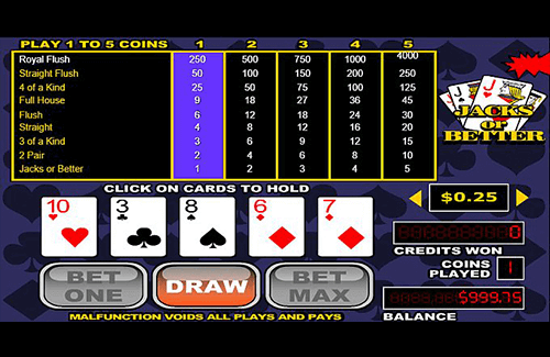 RTG Video Poker